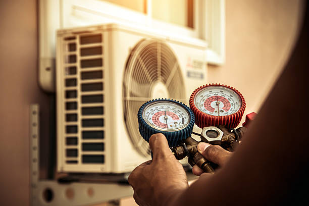 Professional Hvac Maintenance technician working in Peachtree Corners, GA